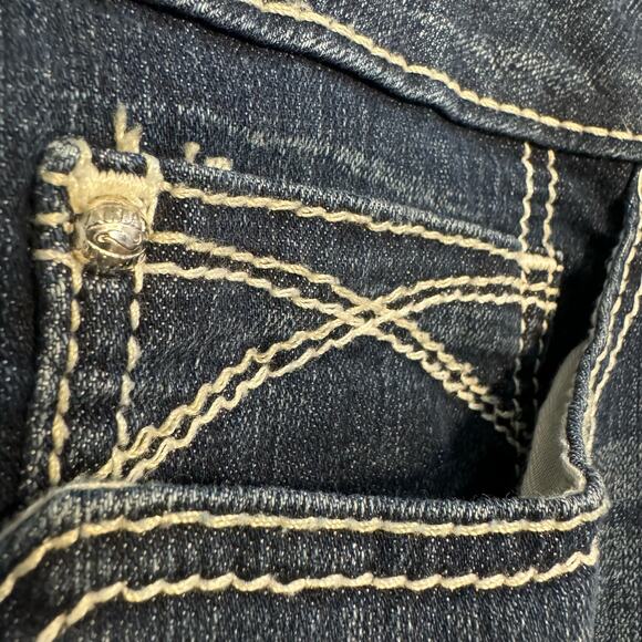 Ariat Women's Straight Leg Jeans - Dark Blue - Picture 7 of 14